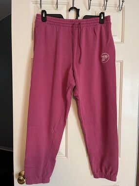 PINK Victoria's Secret Kids Magenta Sweatpants - Drawstring Joggers